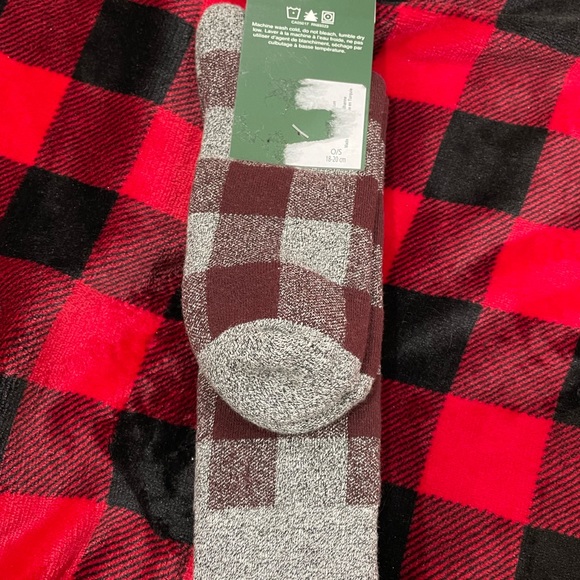Plaid Roots Socks - Picture 2 of 2